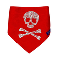 Bandana Art. JOLLY ROGER with Rhinestones - Red | Dventotto®