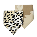 Reversible Dog Bandana Leopard and Camouflage | DIXY'S