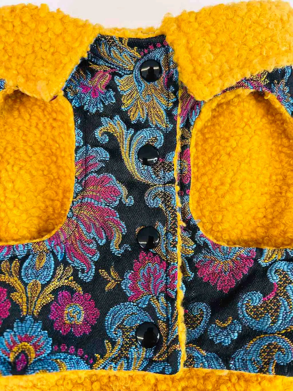 Cappotto per Cane Raffinato in Broccato Mod. Oriente | Dventotto®