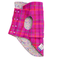 Hebrides dog coat (fuchsia) in Harris Tweed® wool | Dventotto®