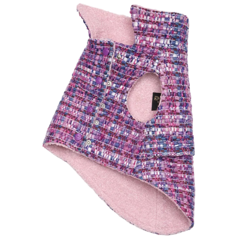 Cappotto per Cane Paris in Tweed stile Chanel | Dventotto®