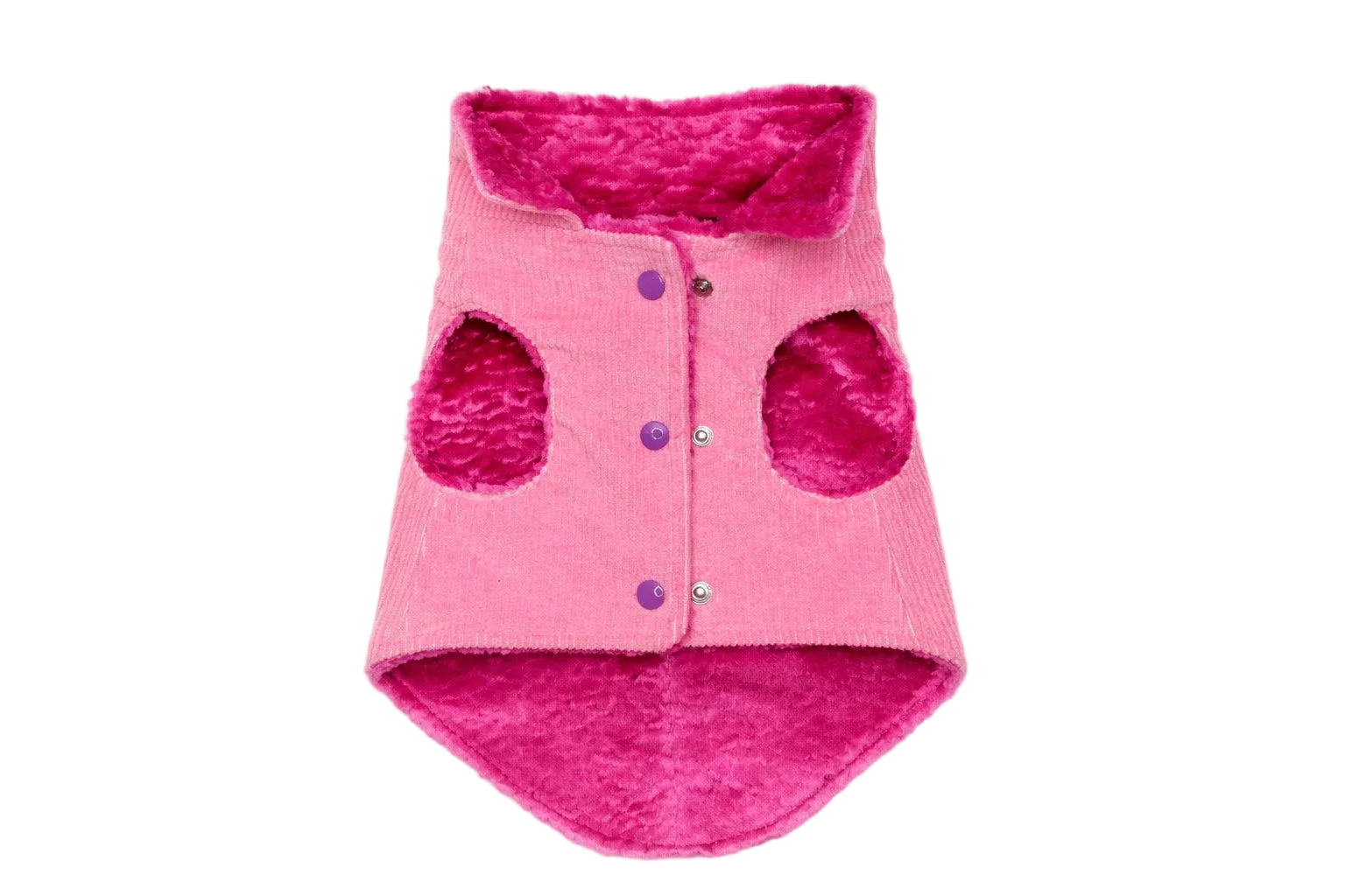 Cappotto per cane Nile Pink in velluto a coste Made in Italy | Dventotto®