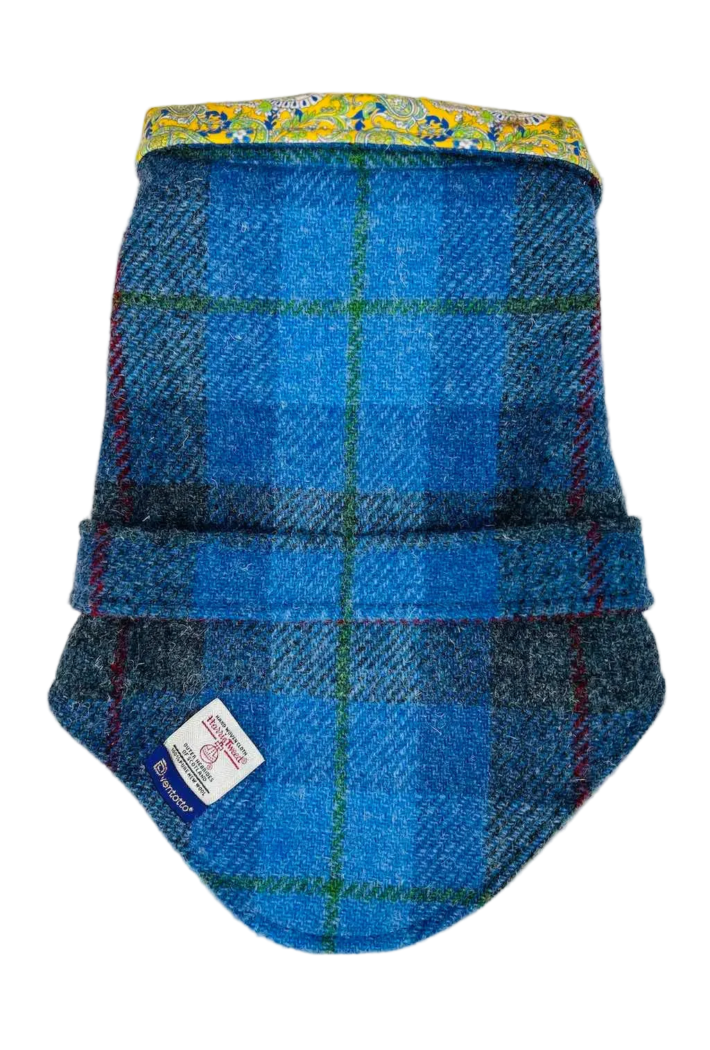 Hebrides Blue Harris Tweed® Dog Coat | Dventotto®