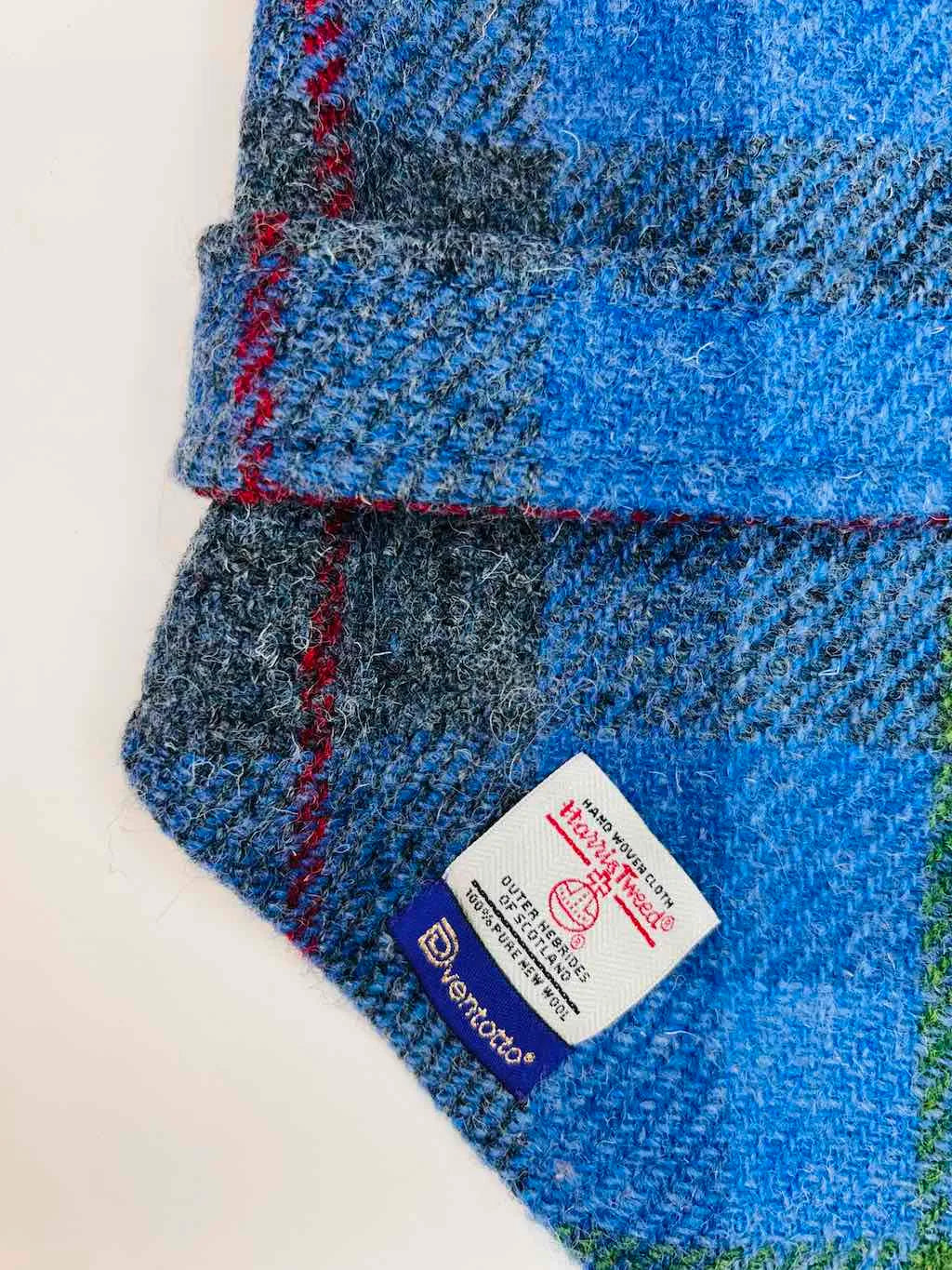 Hebrides Blue Harris Tweed® Dog Coat | Dventotto®