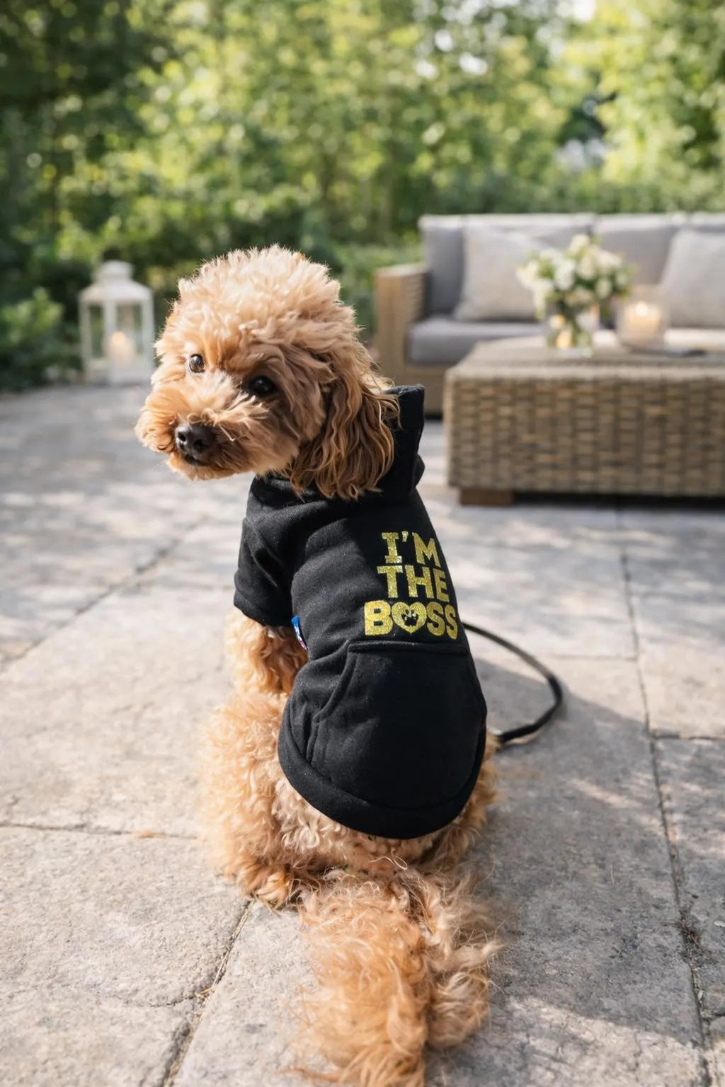 "I'm the Boss" Dog Hoodie | DIXY'S