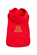 "I'm the Boss" Dog Hoodie | DIXY'S