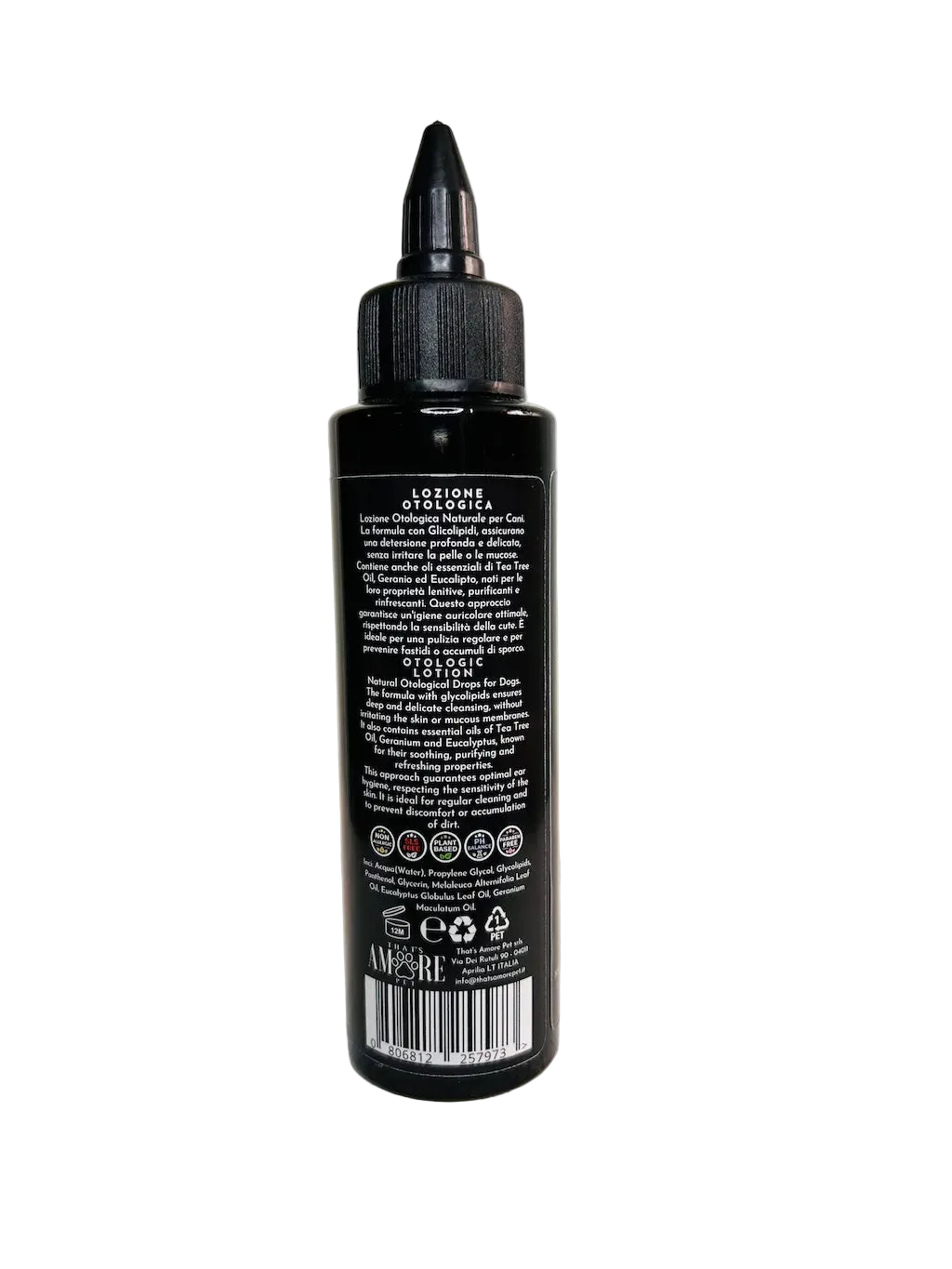Ear Drops for Dogs – Gentle Formula with Tea Tree, Geranium, and Eucalyptus