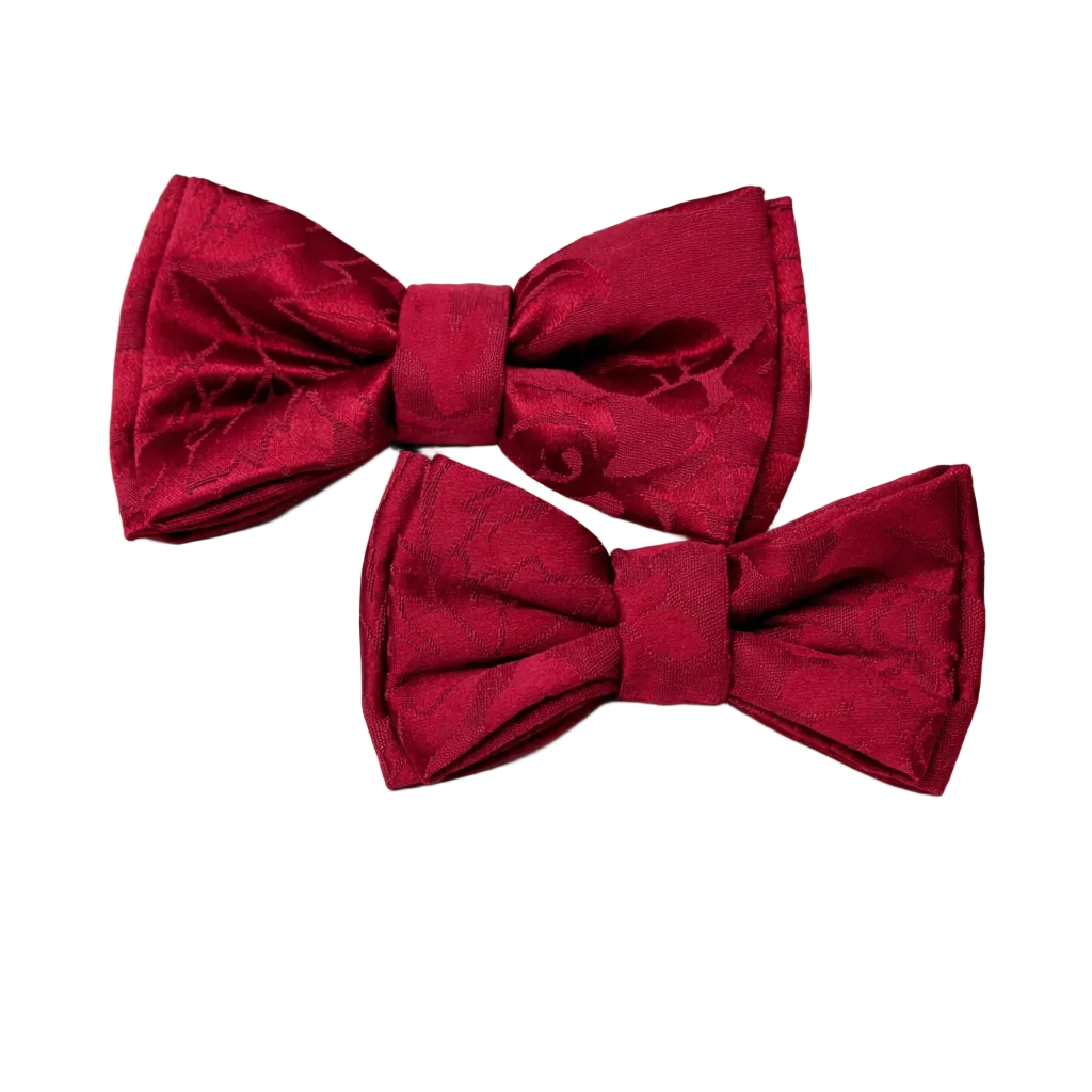 Handmade Italian Damask Fabric Dog Bow Tie | DIXY'S