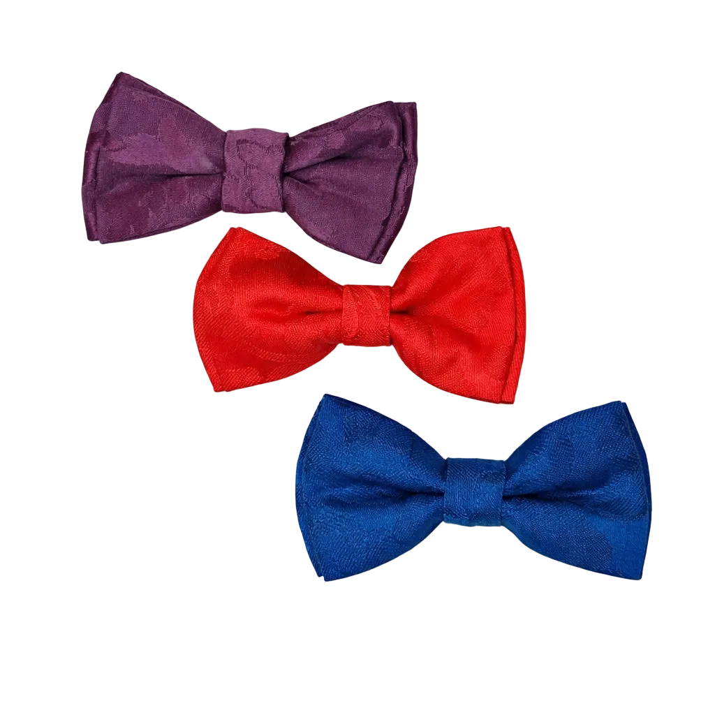 Handmade Italian Damask Fabric Dog Bow Tie | DIXY'S