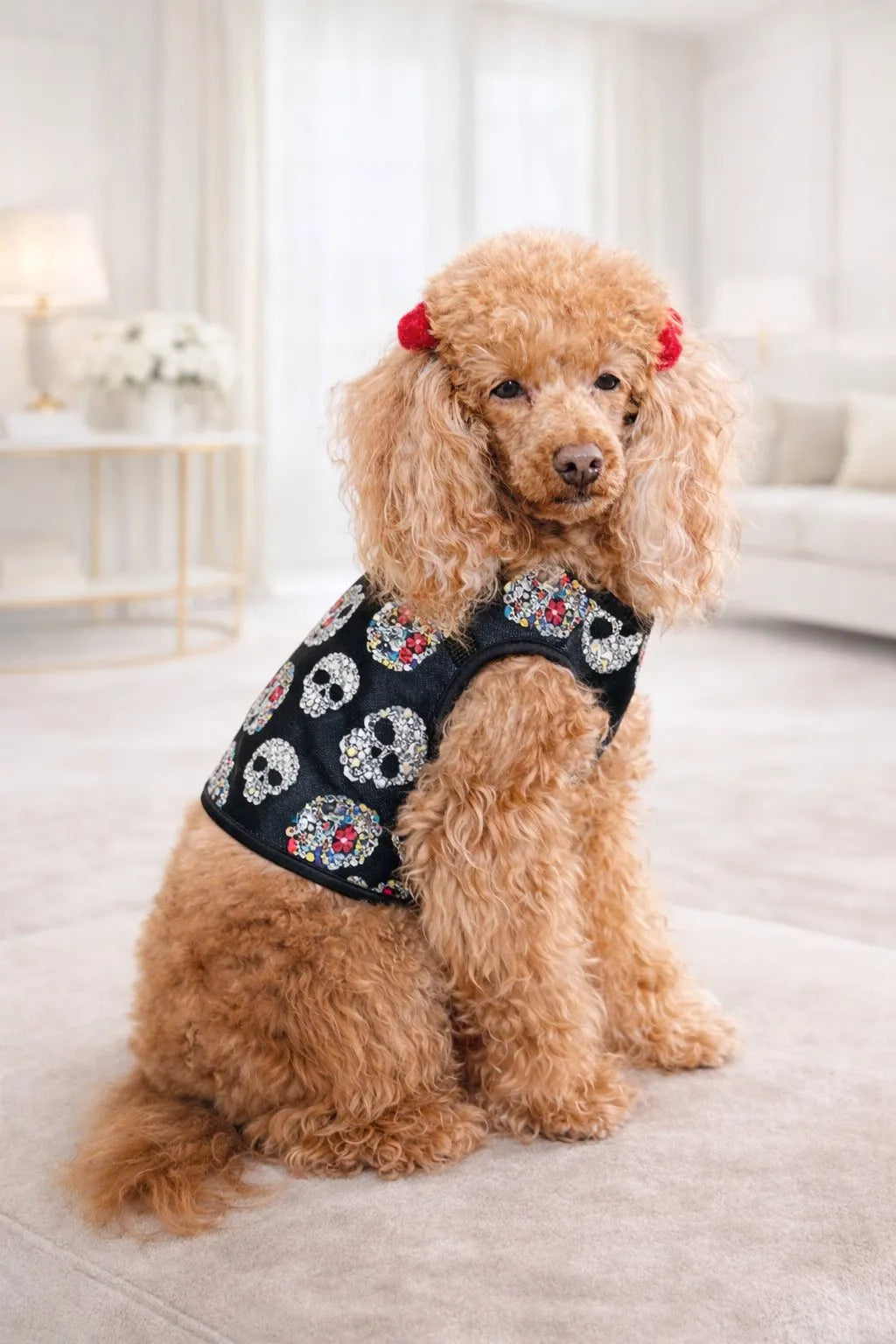 Rebel Waterproof Dog Vest with Faux Fur Lining l Dventotto®