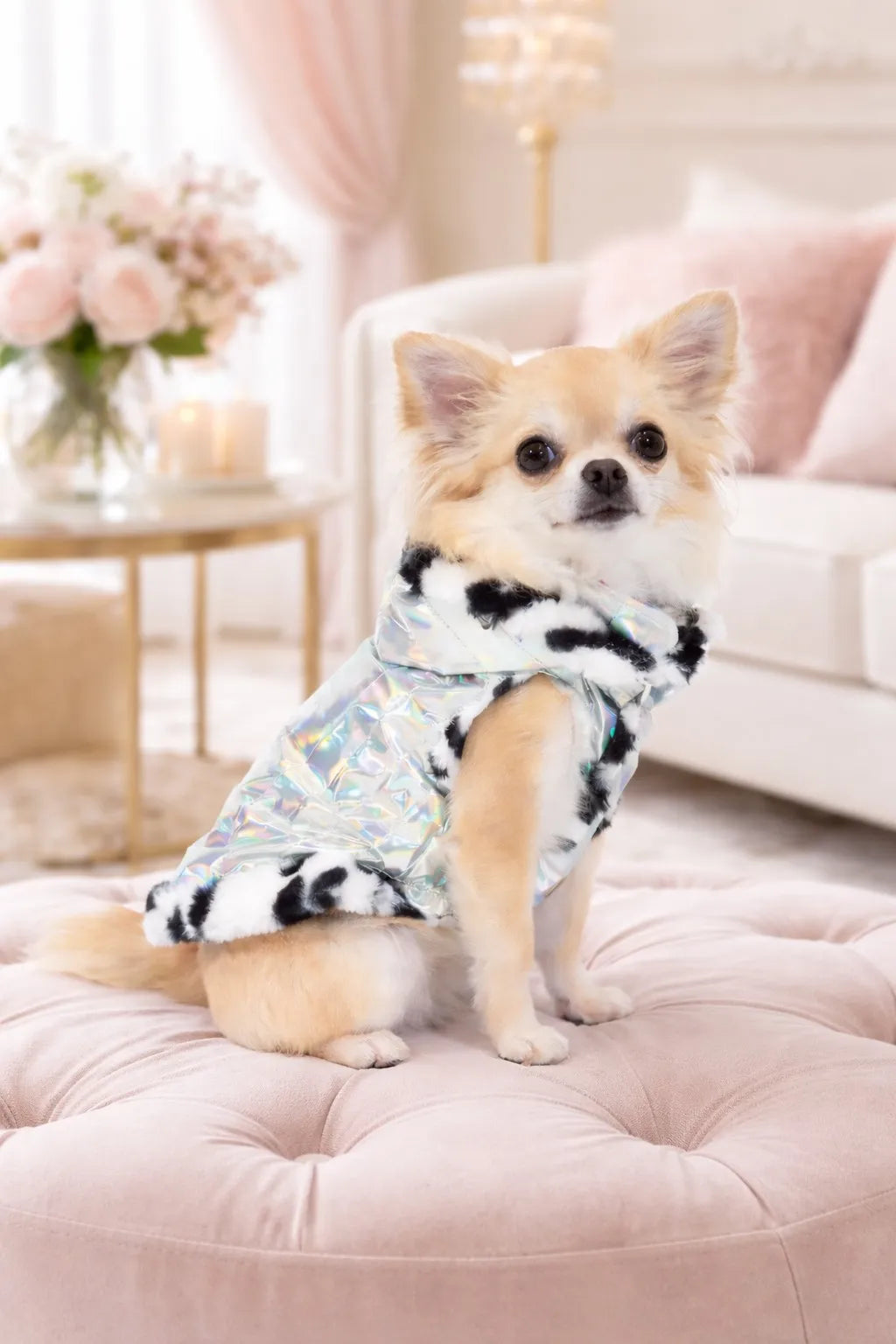 Techno Model Dog Puffer Jacket | Dventotto®