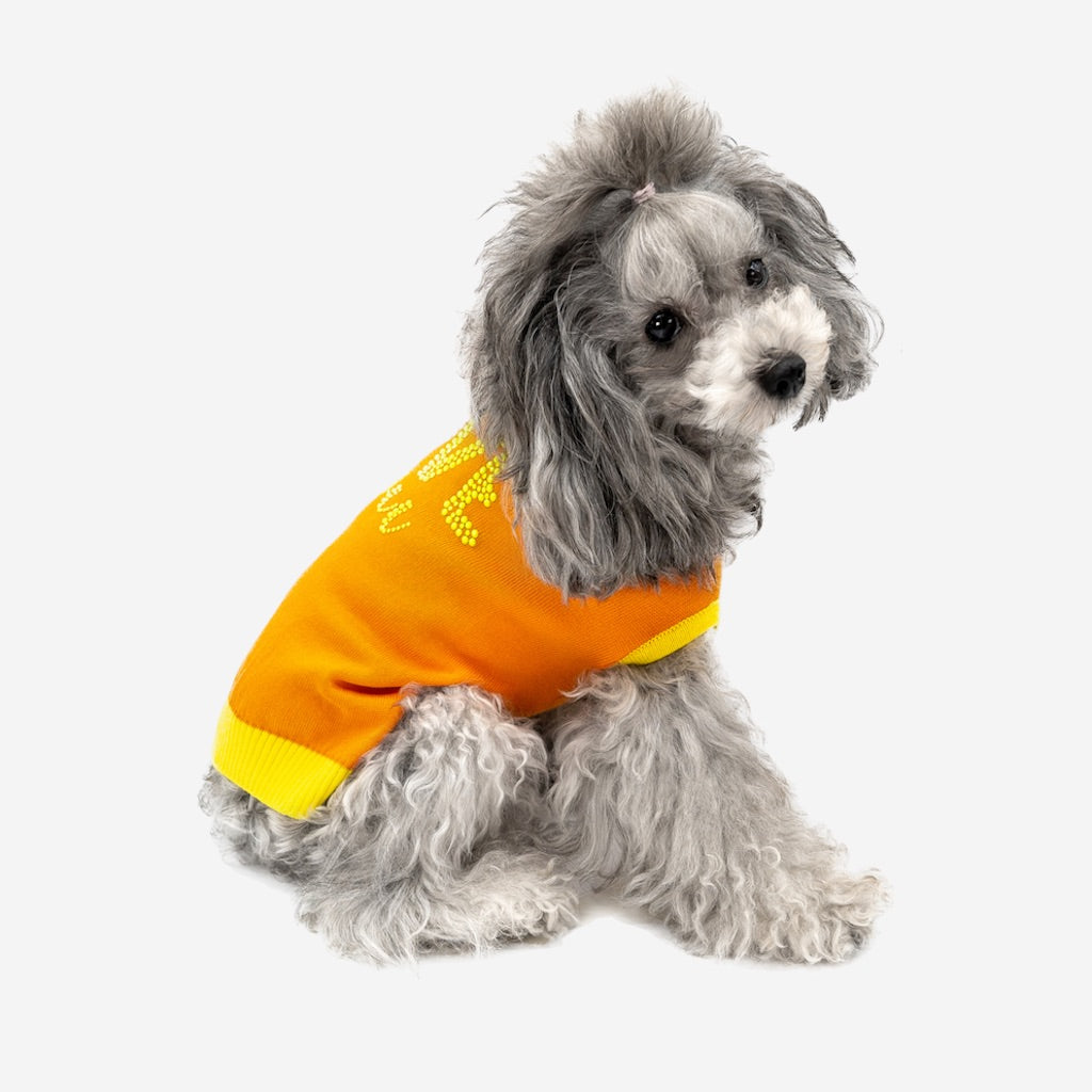 Love You Cotton Dog Sweater
