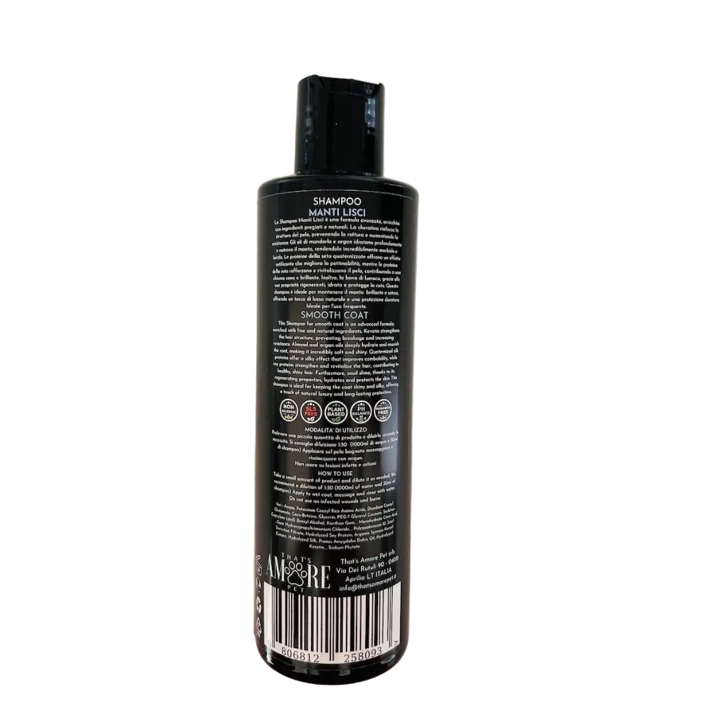 Shampoo for Long-Haired Dogs – Silky Effect with Argan, Almond, and Silk Proteins
