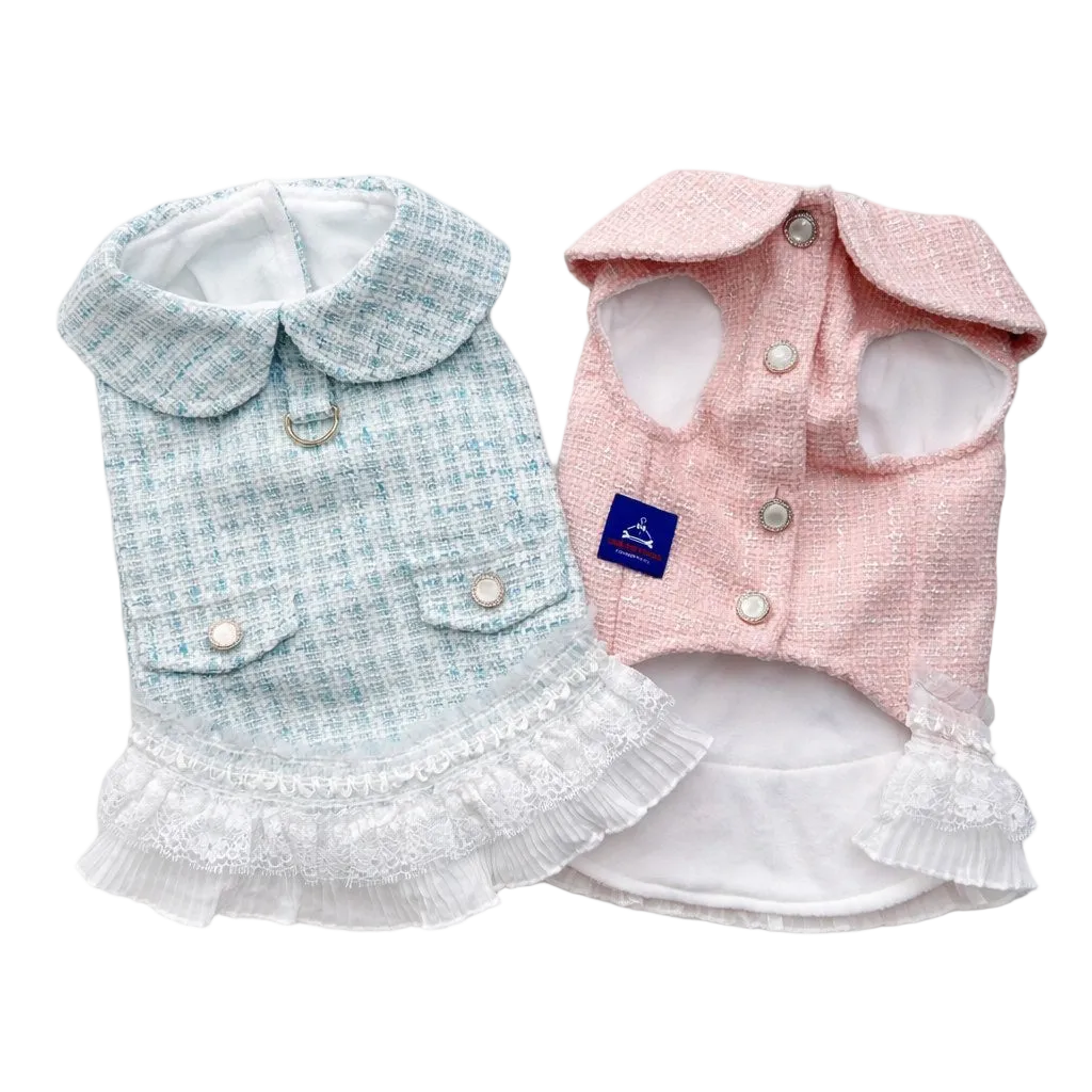 Elegant Renoir Chanel Style Dress for Dogs